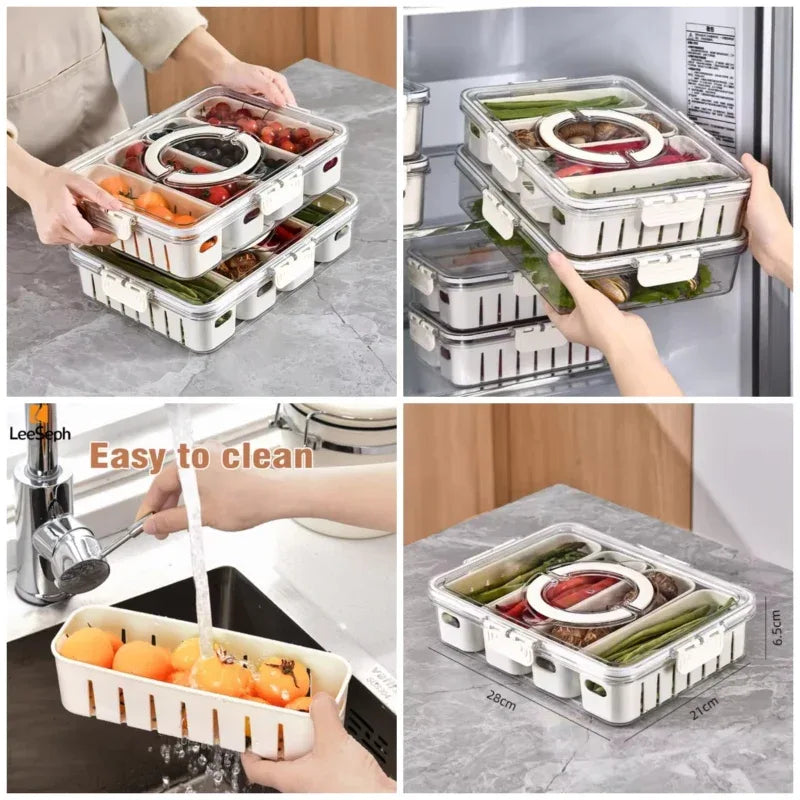 Acrylic 4 Grid Snack Box - Prozone