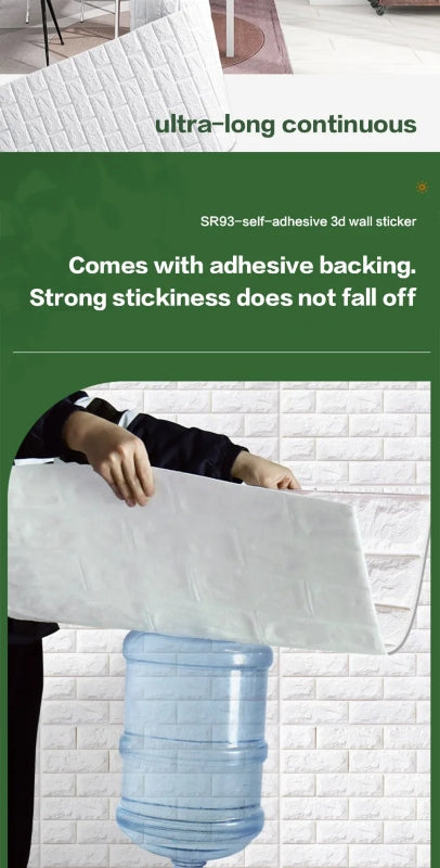 Moistureproof background wall brick sheet - Prozone