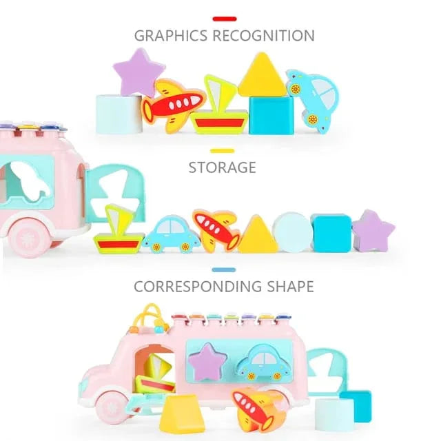 Xylophone shape bus with accessories - Prozone