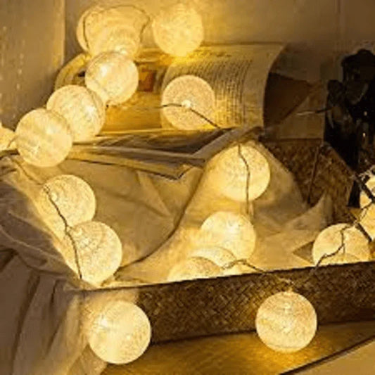 Cotton balls fairy lights - Prozone