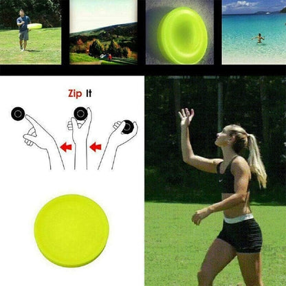 1pc Creative Mini Silicon Frisbee Hand Push