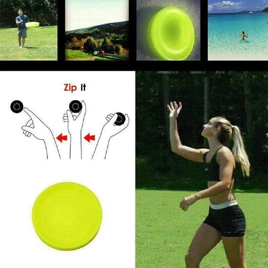 1pc Creative Mini Silicon Frisbee Hand Push - Prozone