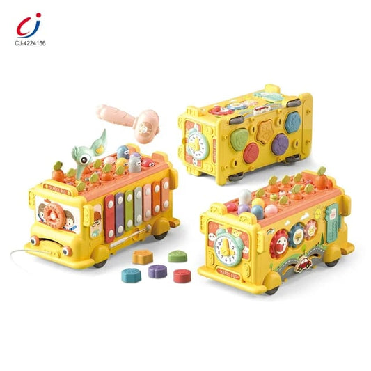 Kids multifunctional puzzle activity school bus - Prozone