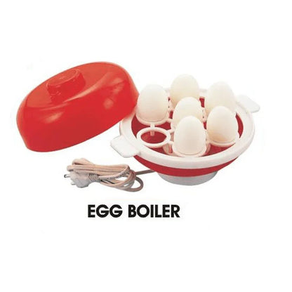 3 in 1 electric egg boiler/poacher/cooker vegetable streamer-red - Prozone
