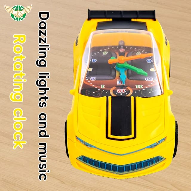CLOCK CAR WITH LIGHT SOUNDS - Prozone
