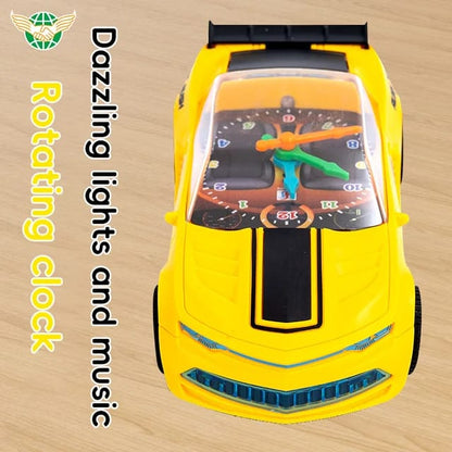 CLOCK CAR WITH LIGHT SOUNDS - Prozone