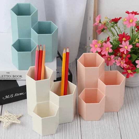 3 compartments table cosmetic and desk organizers - Prozone