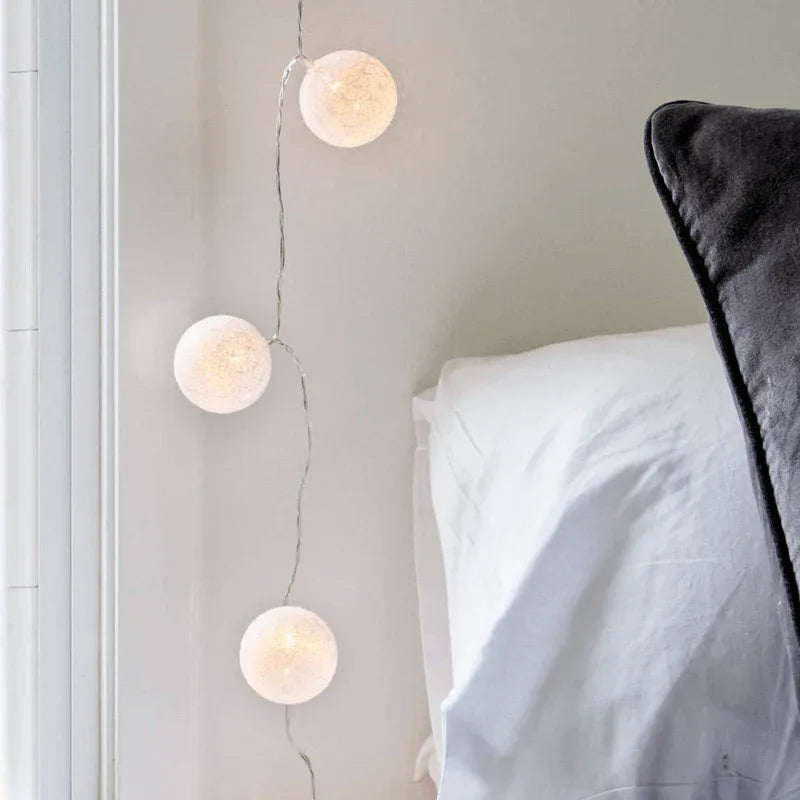 Cotton balls fairy lights - Prozone