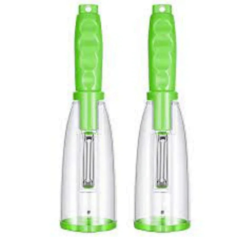Vegetable peeler with container - Prozone