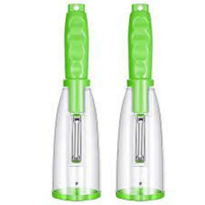 Vegetable peeler with container - Prozone