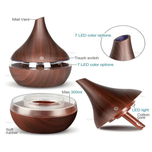 Ultrasonic personal wooden humidifier - Prozone