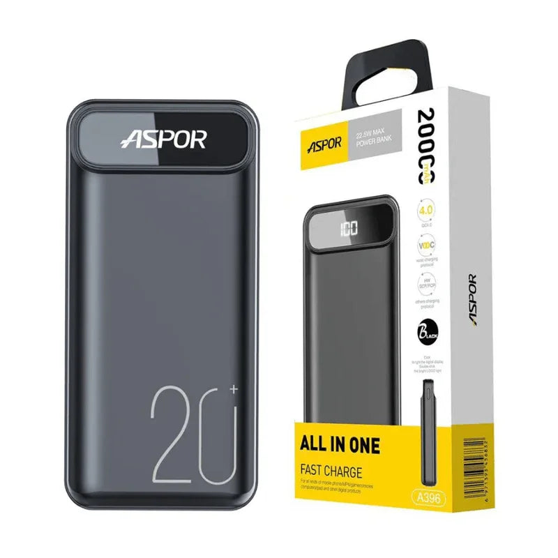Aspor a396 20000mah power bank - Prozone