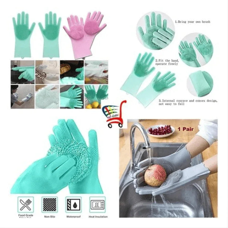 Magic silicone dishwashing gloves - Prozone