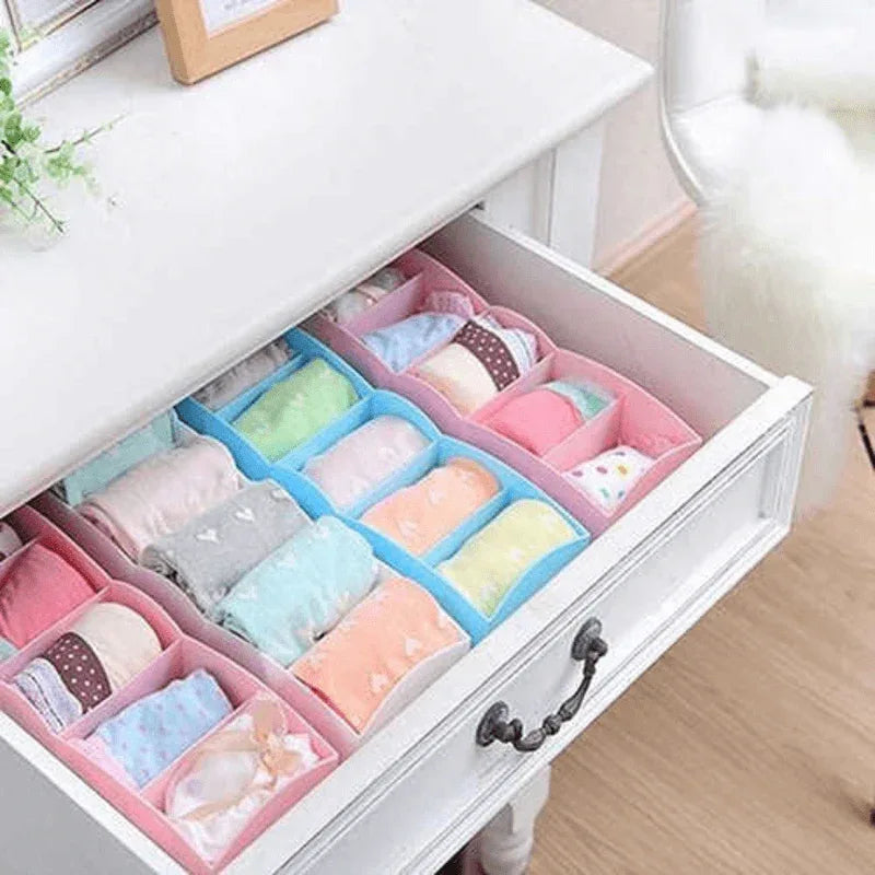 5 compartment underwear storage drawer organizer - Prozone