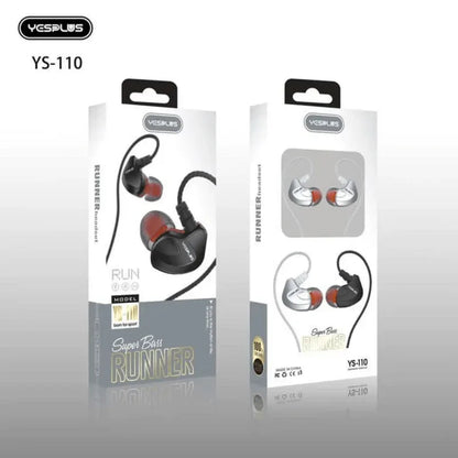 Yesplus earphones premium sound ys-110 - Prozone