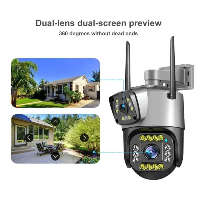 4mp dual screen ptz wifi camera - Prozone