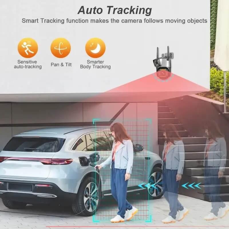 4mp dual screen ptz wifi camera - Prozone