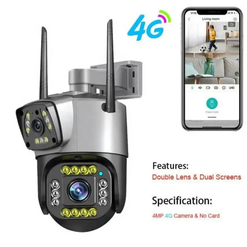 4mp dual screen ptz wifi camera - Prozone