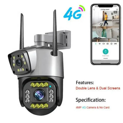 4mp dual screen ptz wifi camera - Prozone
