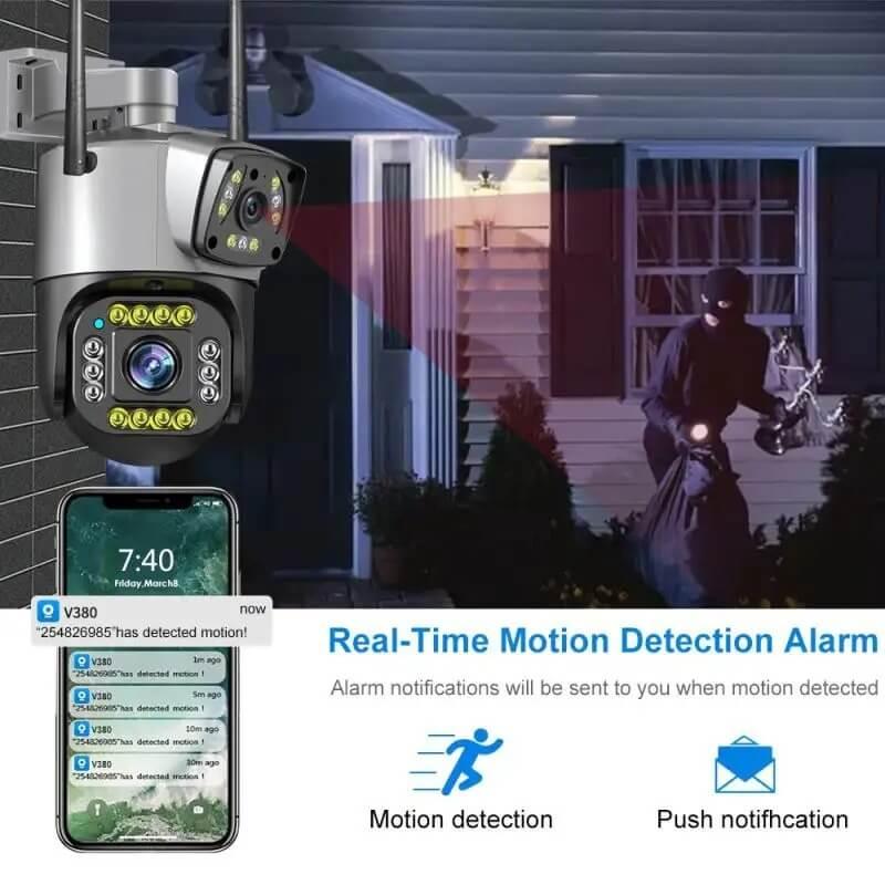 4mp dual screen ptz wifi camera - Prozone