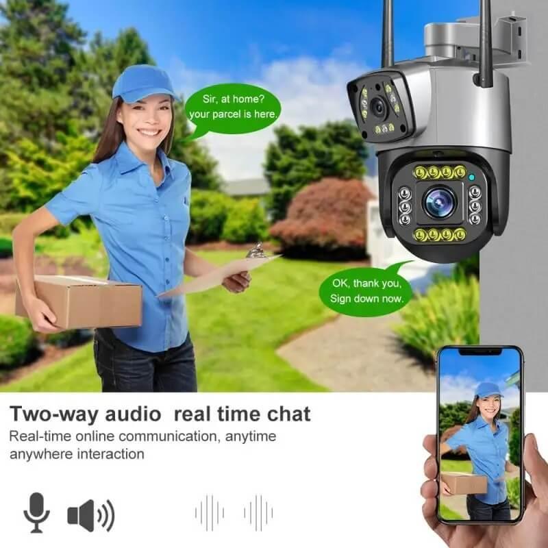 4mp dual screen ptz wifi camera - Prozone