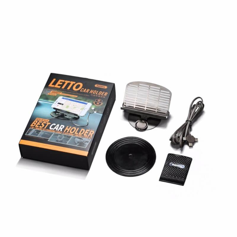 Car holder with charging cable - lightning+micro+type c - Prozone