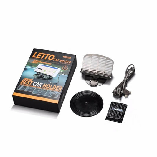 Car holder with charging cable - lightning+micro+type c - Prozone