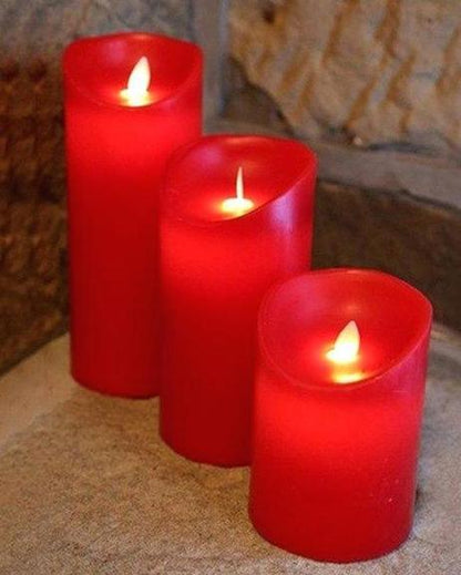 Electric wax candle small - red - Prozone