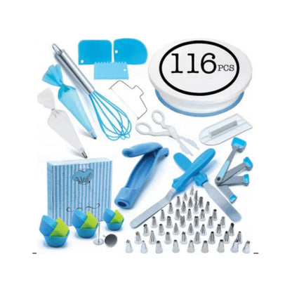 116 pcs pastry piping tips decorating set - Prozone