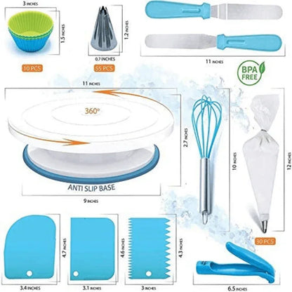 116 pcs pastry piping tips decorating set - Prozone