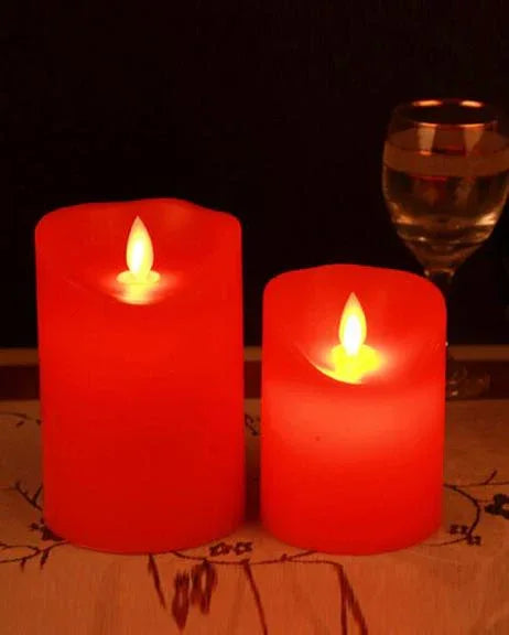 Electric wax candle small - red - Prozone
