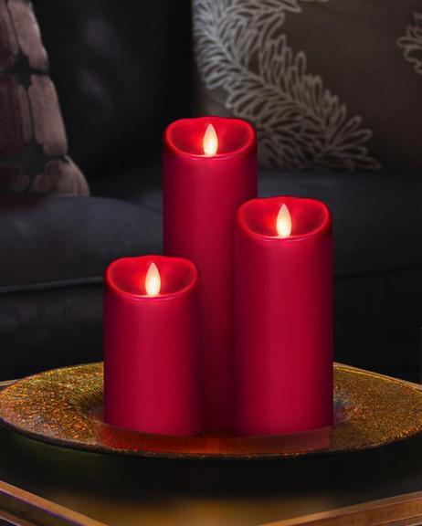 Electric wax candle small - red - Prozone