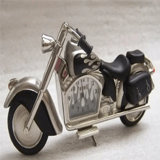 Fossil brand antique harley bike clock- metal black - Prozone