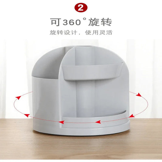 Plastic pen holder tabletop 360 rotatable stationary organizer - Prozone