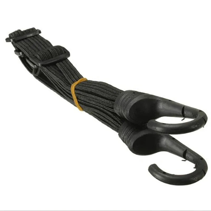 Pair of retractable elastic straps with hooks for luggage helmet - Prozone