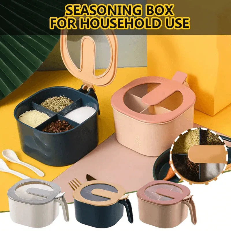 Seasoning four compartment storage box - Prozone