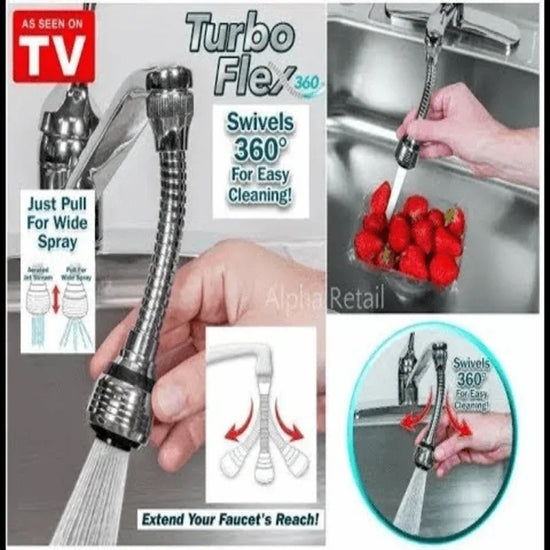 Turbo flex 360 flexible faucet sprayer tap - Prozone