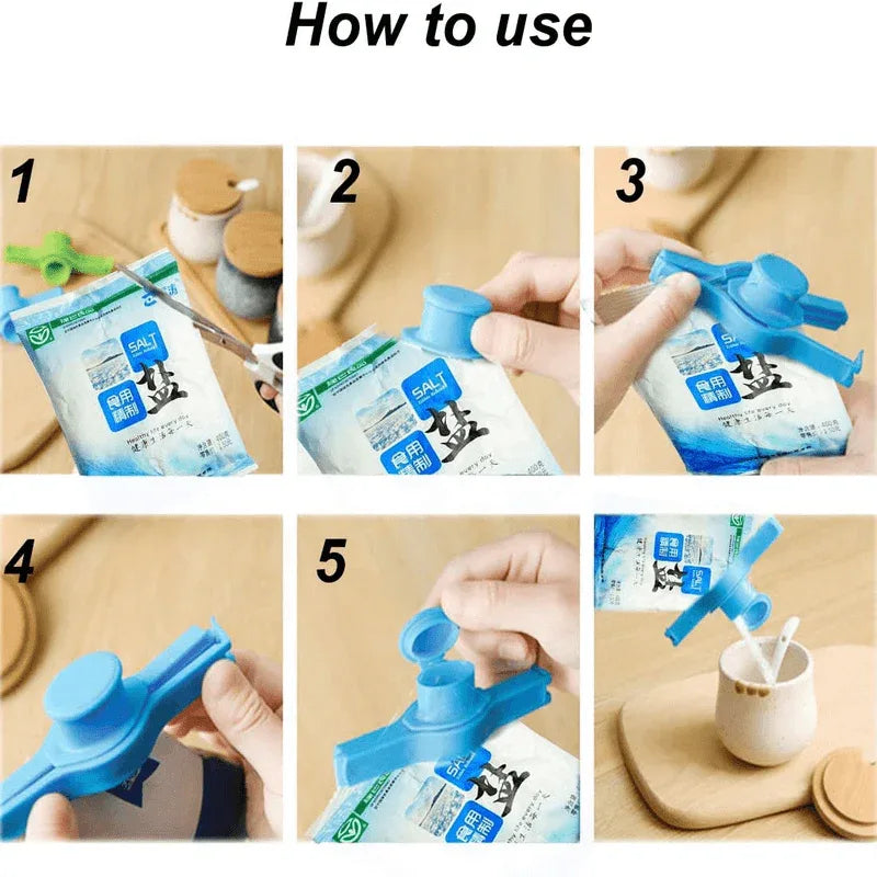 Bag clip pour food sealing storage pack of 6 - Prozone