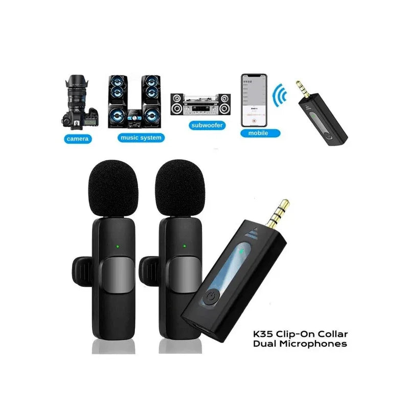 K35 high quality wireless dual microphone - Prozone