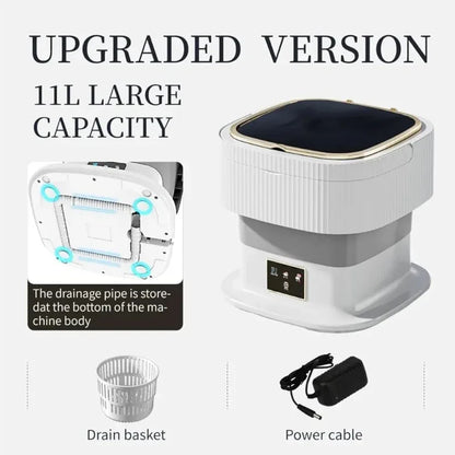 Mini Portable Electric Washing Folding Machine - Prozone