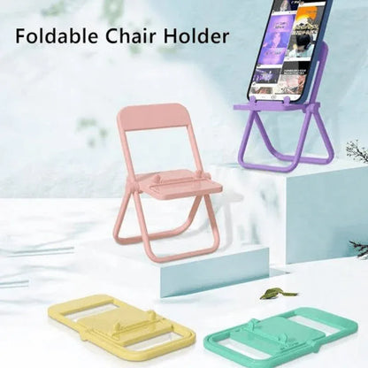 Mini chair cell phone stand foldable 4 pcs - Prozone