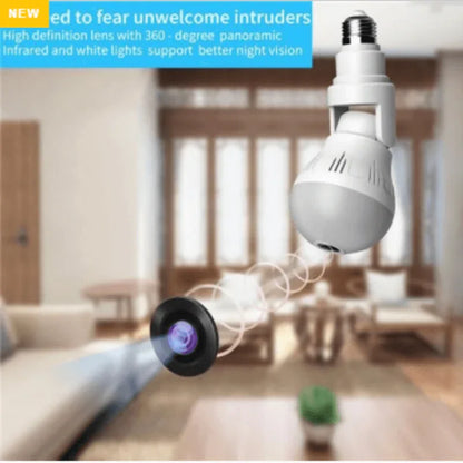 Wifi flexible light bulb camera 1080p hd - Prozone