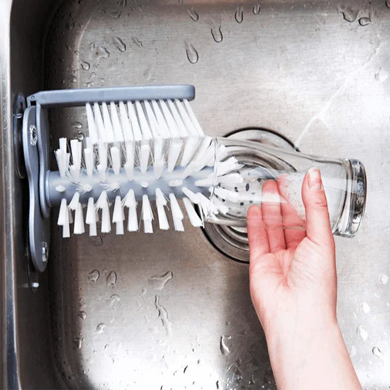 Cleaning brush with suction base bristle - Prozone