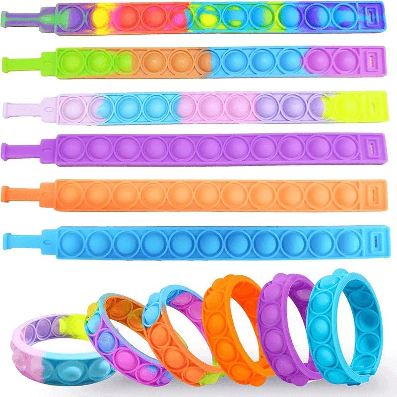 Popit bands toys pack of 10 - Prozone