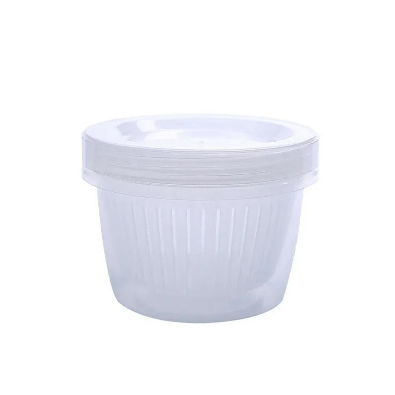 Kitchen double-layer food drain storage box - Prozone