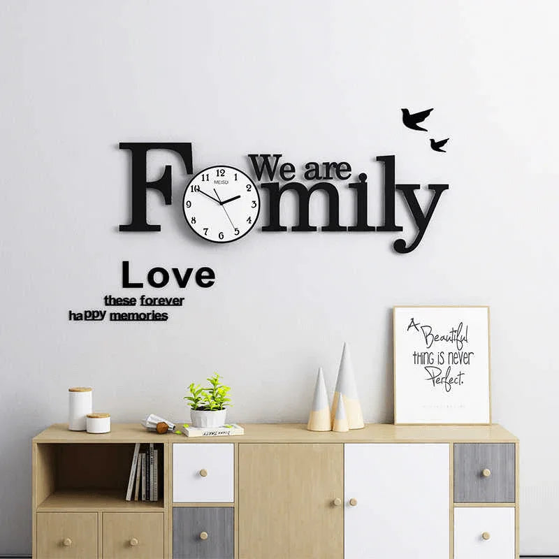 Wooden wall clock complete set - Prozone