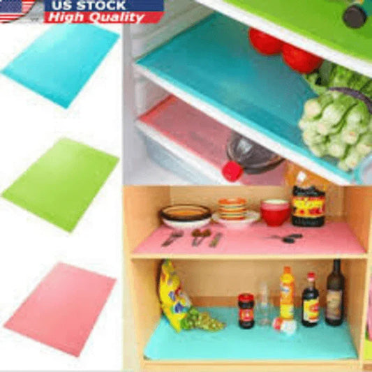 4 pack refrigerator liners multicolor mats - Prozone