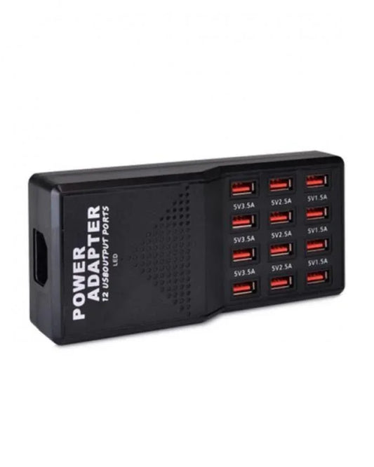 Usb fast charger 12 port 12amp w858 - Prozone