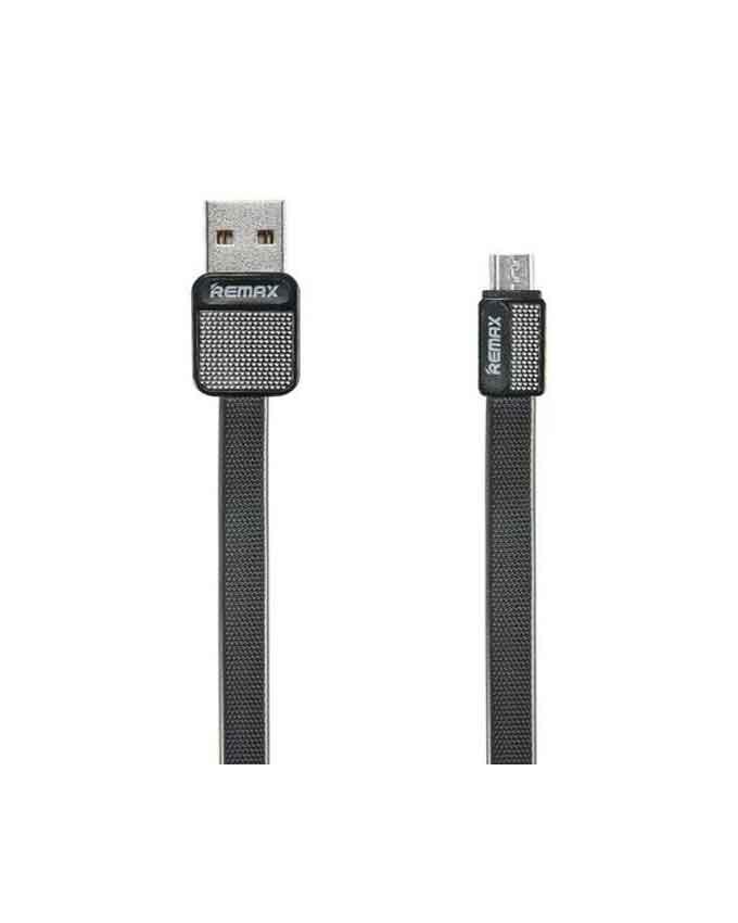 Remax rc-044m platinum metal micro usb data cable - black - Prozone