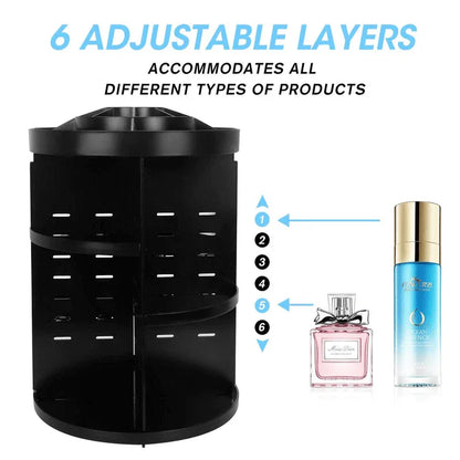 360 degree spinning makeup organizer - Prozone